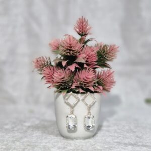 Luxe Crystal Drop Earrings - Image 1
