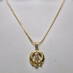 Elegant Gold Pendant Necklace – Anti-Tarnish & Timeless Luxury - Image 2