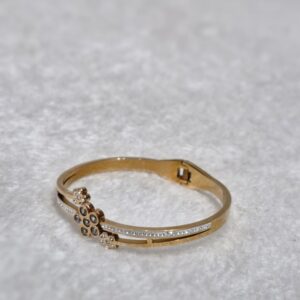 Golden Blossom Bracelet – Sparkle in Every Bloom - Image 2