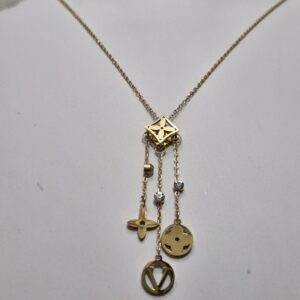 Premium Anti-Tarnish Charm Drop Necklace – Geometric Edition - Image 2