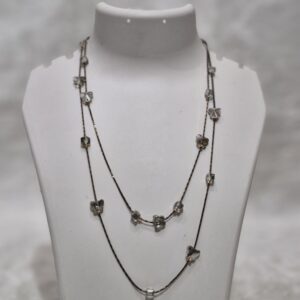 Double Layer Butterfly Charm Necklace (Premium Anti-Tarnish) - Image 1